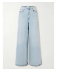 AGOLDE Nolan Hoch Sitzende Jeans mit Weitem Bein Blau