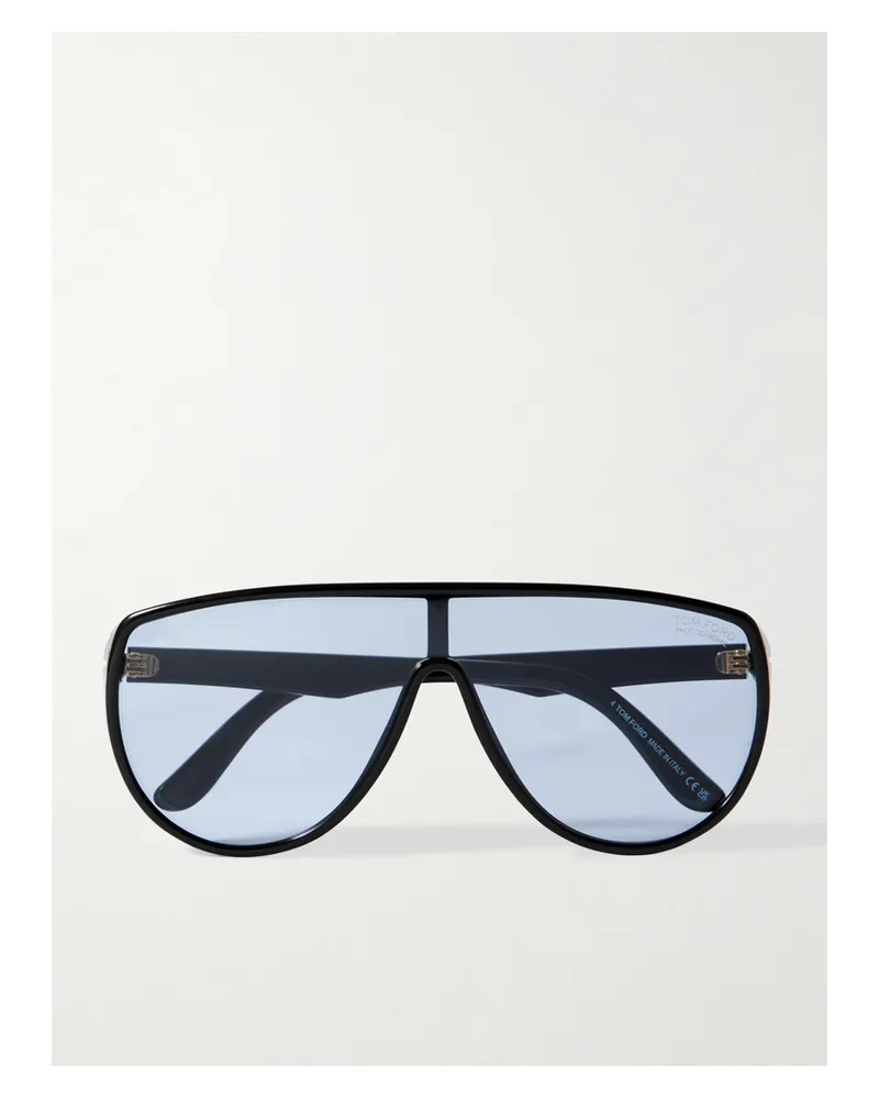 Tom Ford Achilles Pilotensonnenbrille Aus Azetat - Schwarz Schwarz