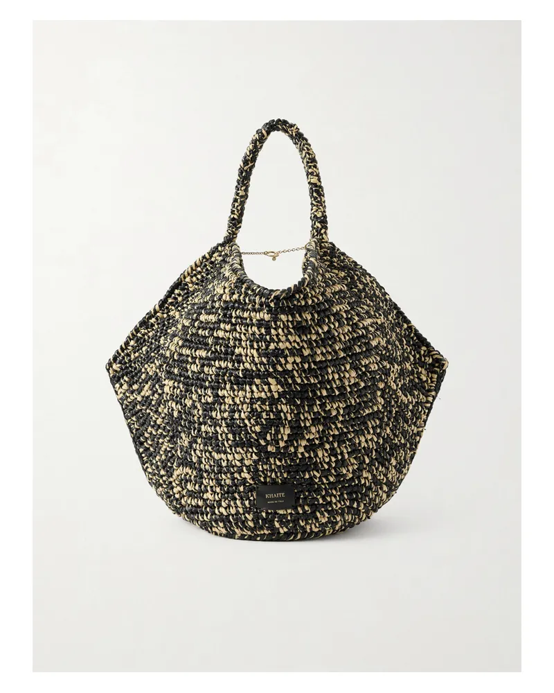 KHAITE Lotus Medium Two-tone Woven Tote - Multi Multi