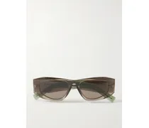 Symbole D-frame Acetate Sunglasses - Brown