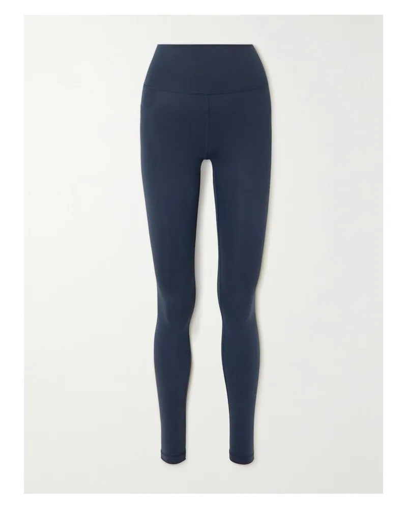 LULULEMON Wunder Train Hoch Sitzende Leggings – 71 Cm - Blau Blau