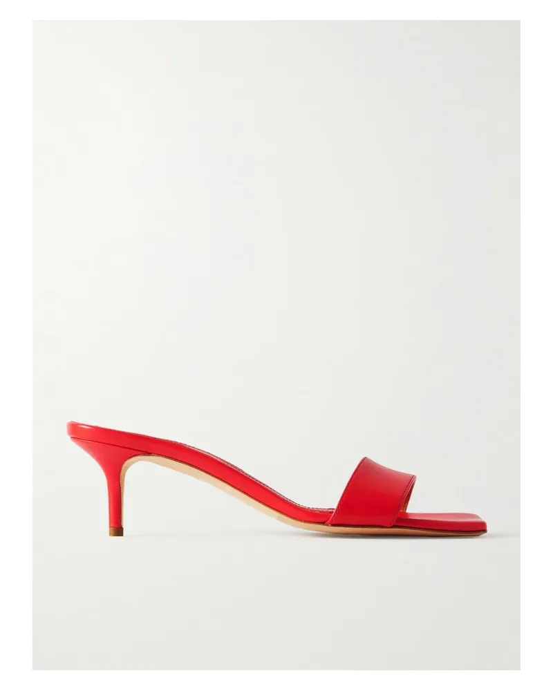 aeyde Ilvy Mules Aus Leder - Rot Rot