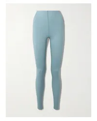 ON Running Active Leggings aus Recyceltem Stretch-material Blau