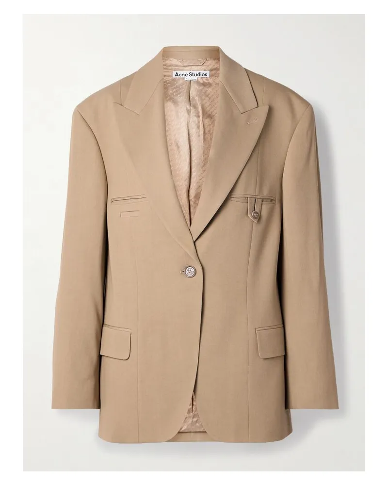 Acne Studios Blazer Aus Twill - Braun Braun
