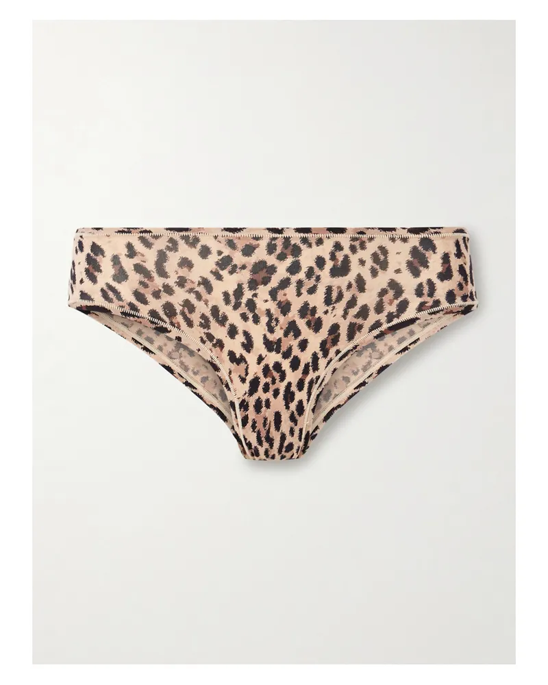 SKIMS Fits Everybody Cheeky Briefs – Sienna Jaguar Print – Höschen - Animal-Print Animal-print