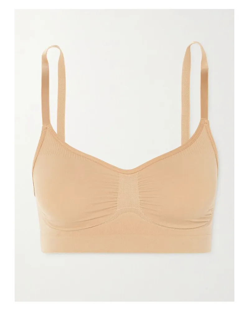 SKIMS Seamless Sculpt Bralette – Ochre – Soft-bh - Neutral Neutral