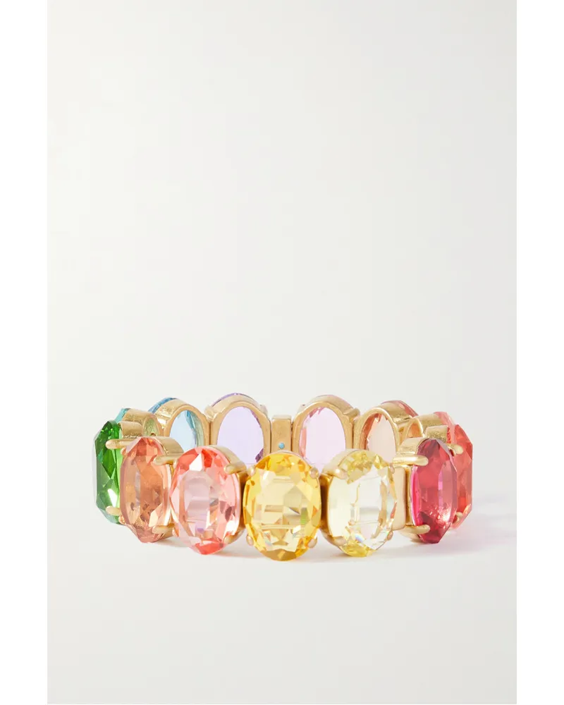 Roxanne Assoulin Simply Rainbow Goldfarbenes Armband Mehrfarbig