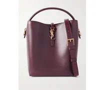 Le 37 Leather Bucket Bag - Burgundy