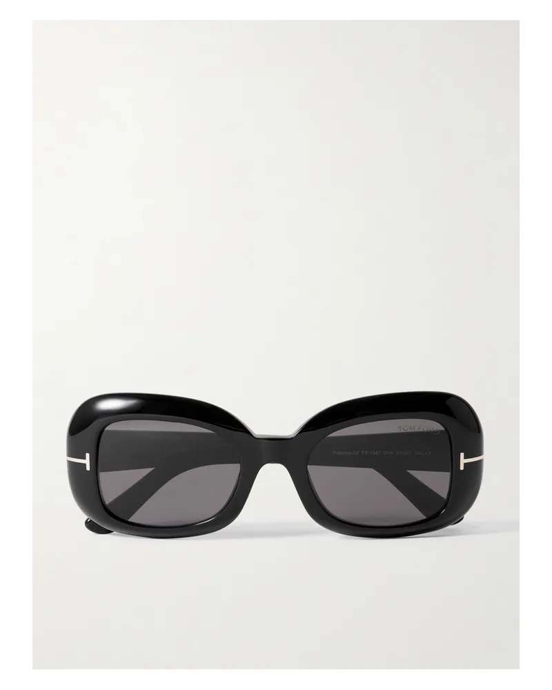 Tom Ford Paloma Square-frame Acetate Sunglasses - Black Black