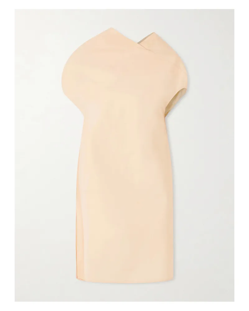 KHAITE Tatia Minikleid Aus Baumwollpopeline Mit Falten - Orange Orange