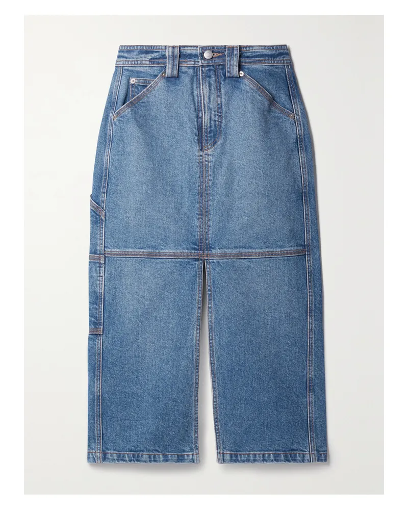 A.L.C. Alden Midi-jeansrock - Blau Blau