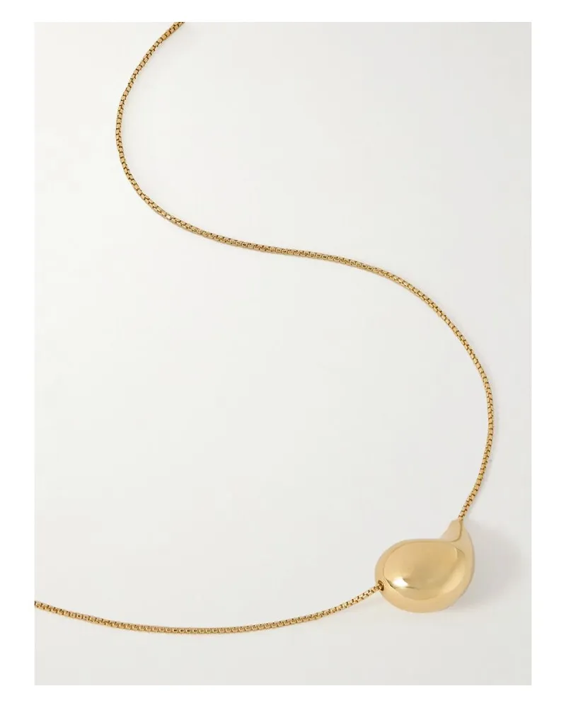 Bottega Veneta Kette Aus Vergoldetem Silber Gold