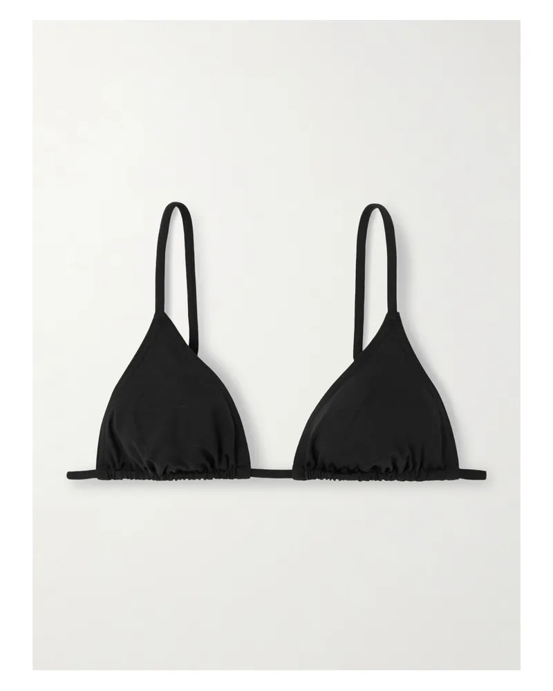 Eres Les Permanents Mouna Triangle Bikini Top - Black Black