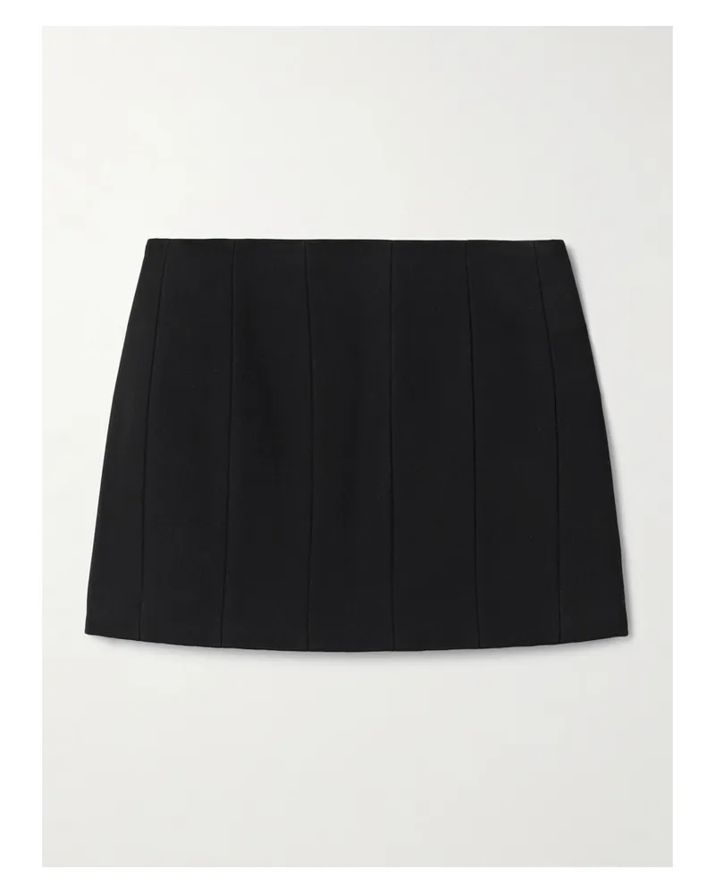 KHAITE Meelar Minirock Aus Webstoff - Schwarz Schwarz