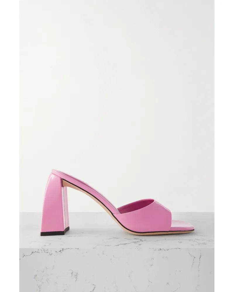 by FAR Michele Mules aus Lackleder Pink