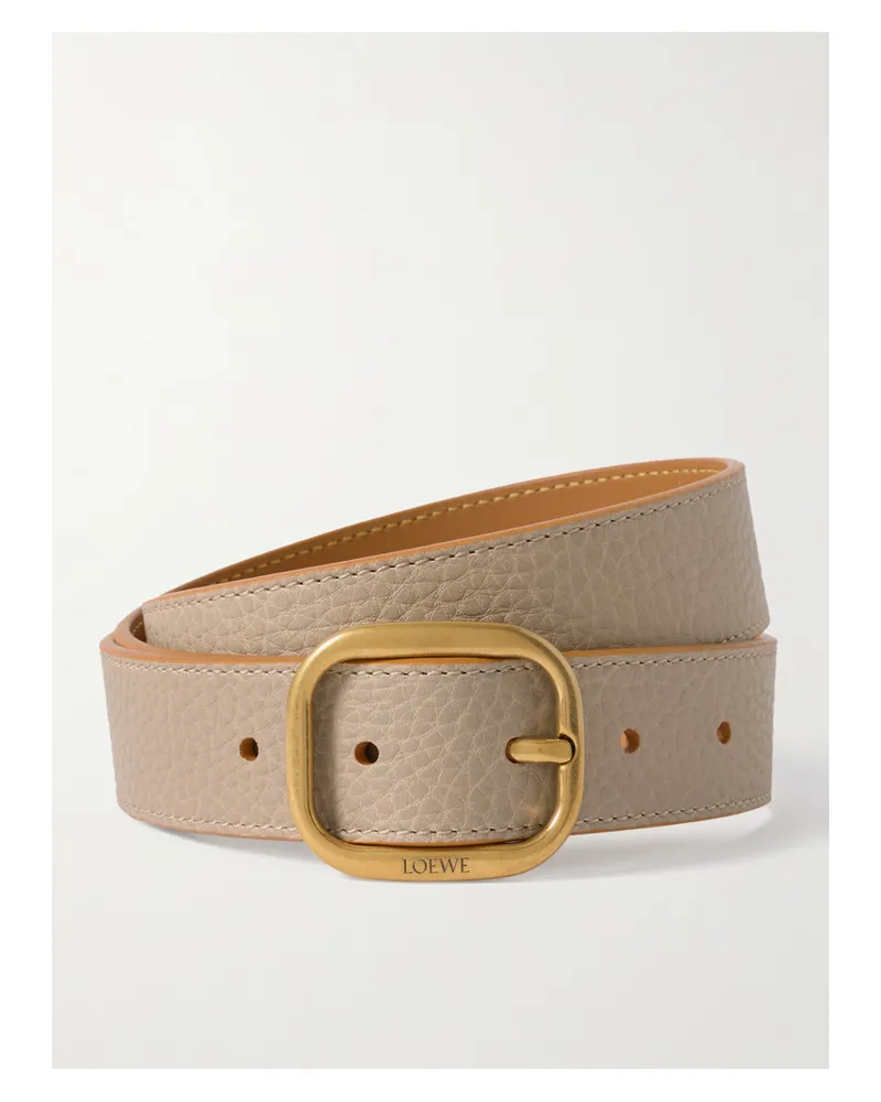 Loewe Gürtel Aus Strukturiertem Leder - Neutral Neutral