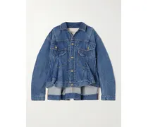 Levi's Jeansjacke Mit Falten - Blau