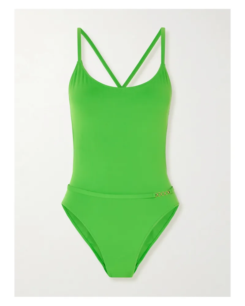 LIDO Sessantotto Badeanzug Mit Ketten - Grün Grün