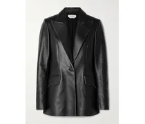 Leiva Blazer Aus Leder - Schwarz
