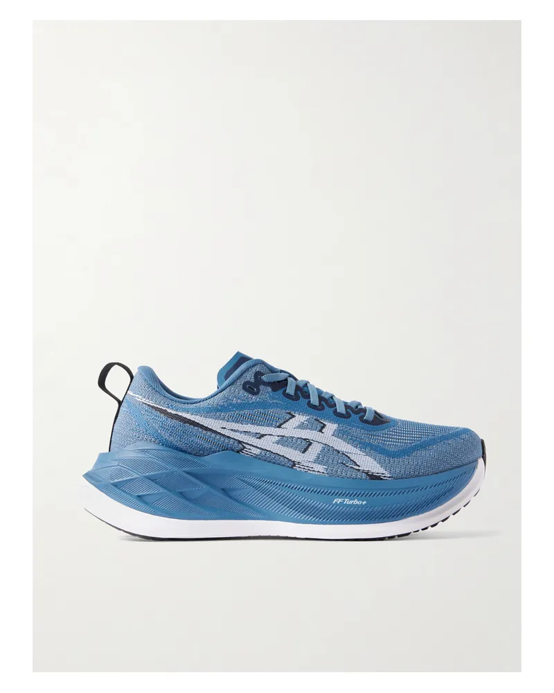 Asics Superblast 2 Sneakers Aus Recyceltem Mesh Mit Gummibesätzen - Blau Blau