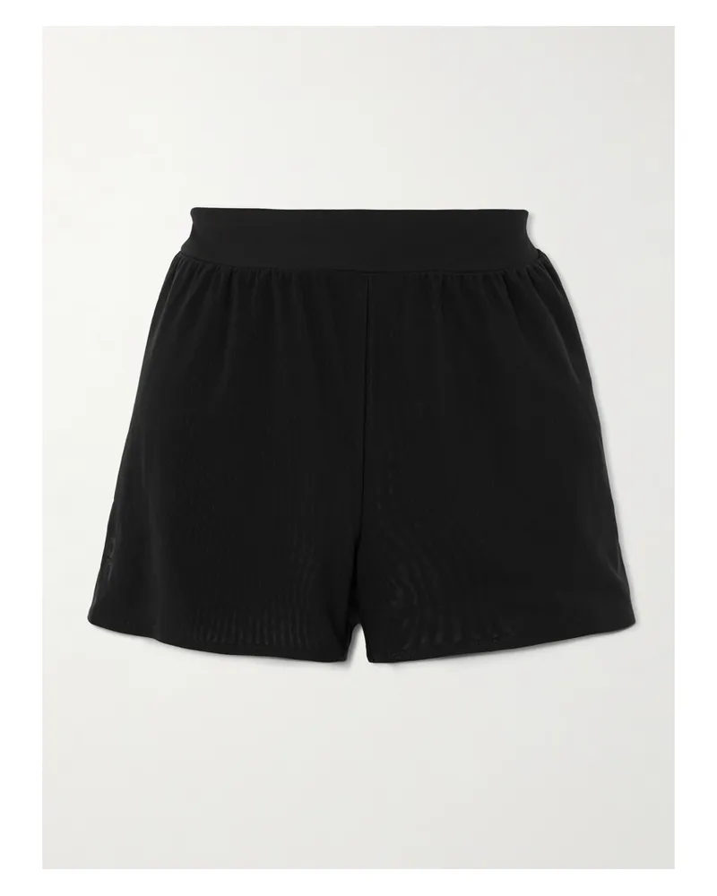 ON Zendaya Gloria Shorts Aus Stretch-mesh - Schwarz Schwarz