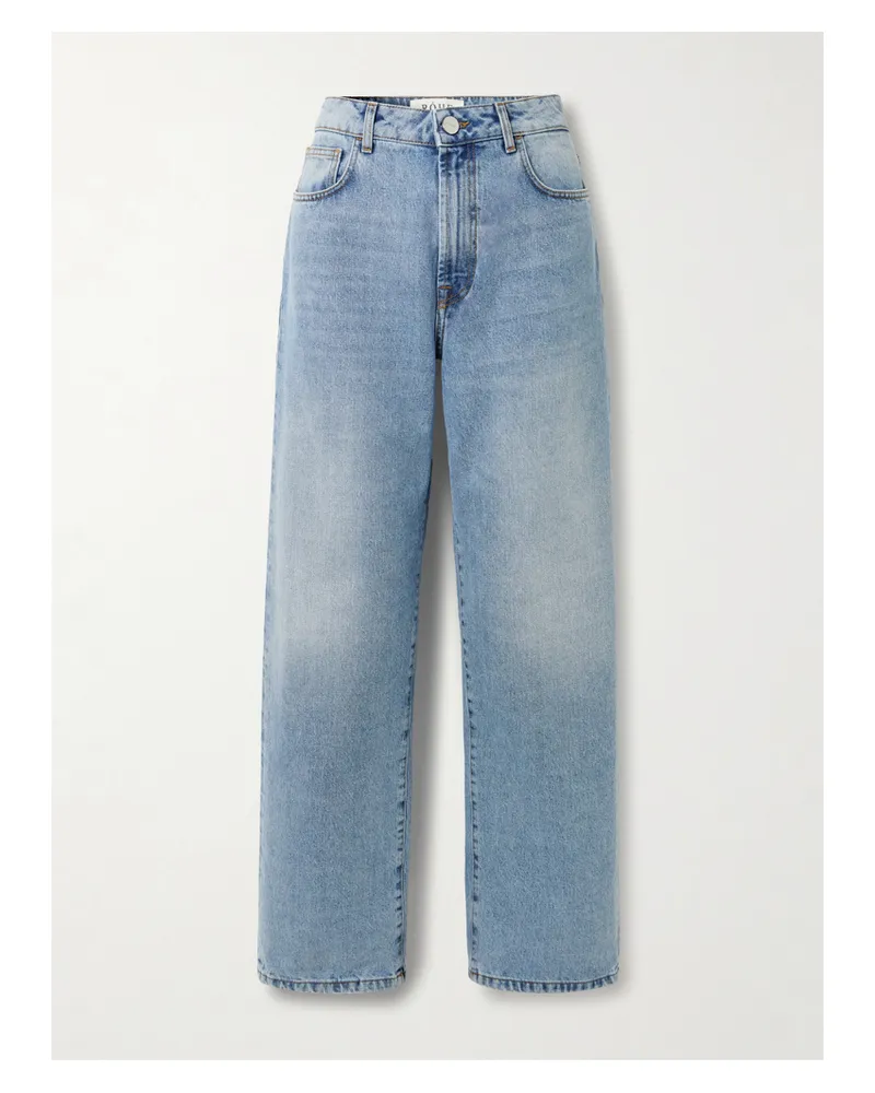 Róhe Signature Baggy Boyfriend-jeans - Blau Blau