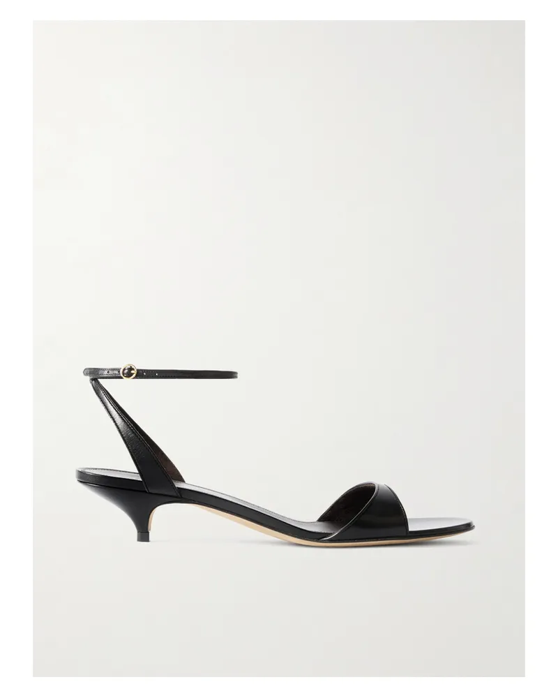 The Row Vika Sandalen Aus Leder - Schwarz Schwarz