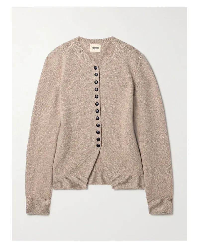 KHAITE Josette Cardigan Aus Kaschmir - Neutral Neutral