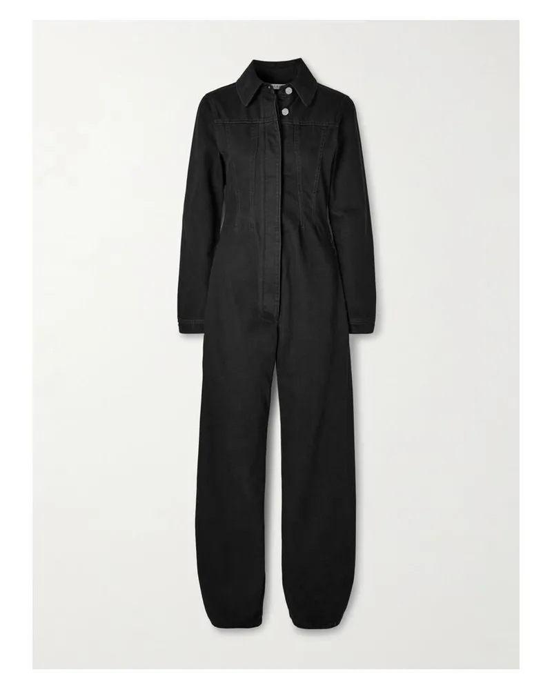Alaïa Jumpsuit Aus Denim - Schwarz Schwarz