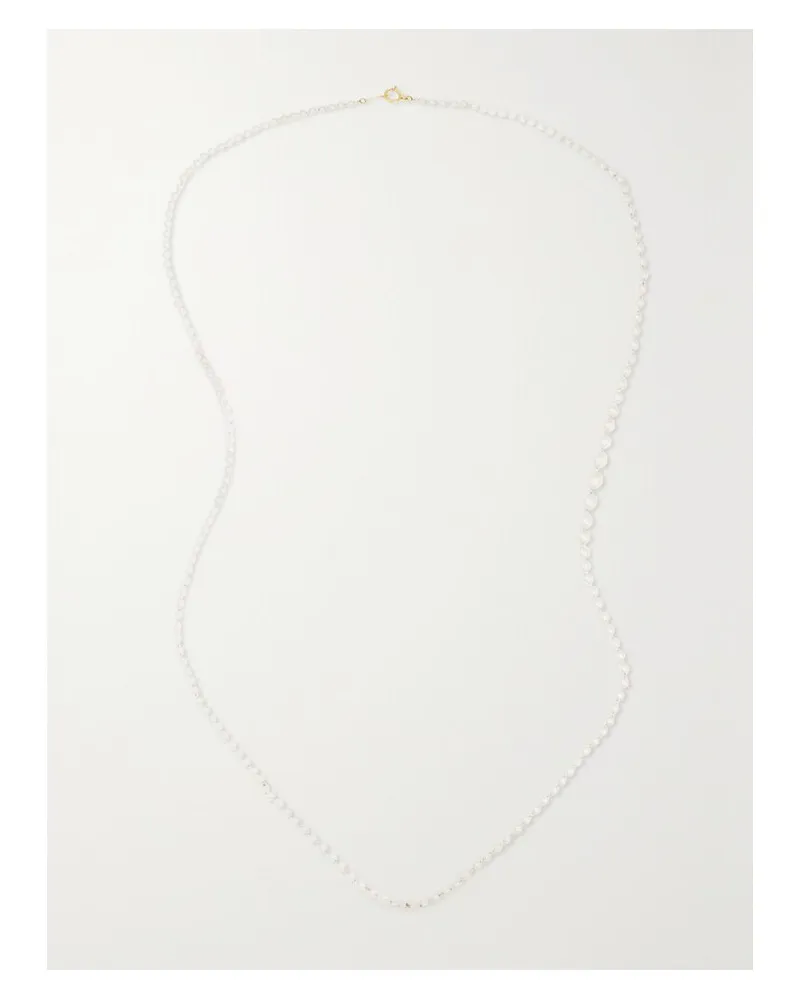 MIZUKI Kette Aus 14 Karat Gold Mit Perlen Gold