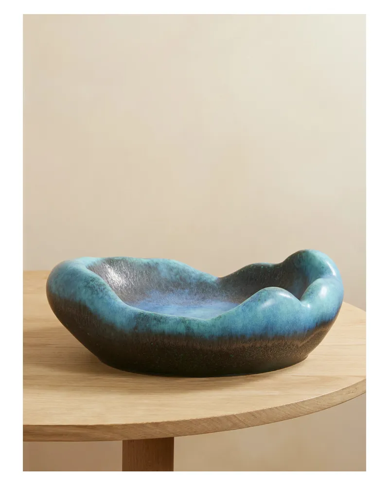 L’OBJET Cenote Porcelain Bowl - Green Green