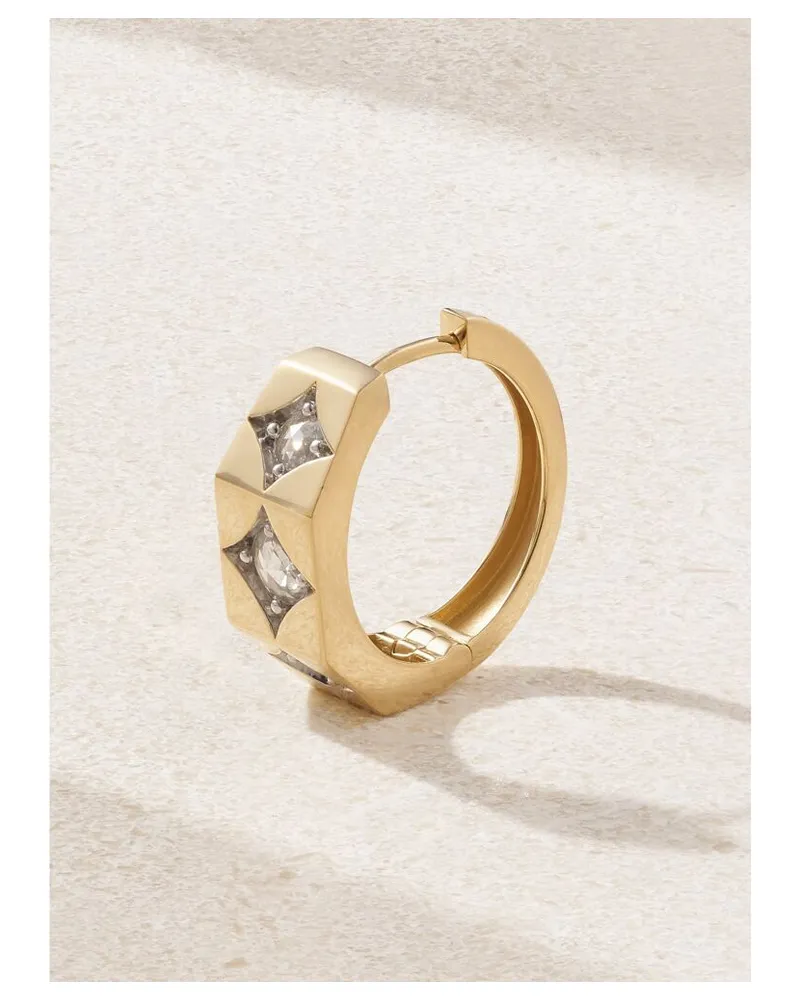 Marie Lichtenberg Ecrou Einzelne Creole Aus 18 Karat Gold Mit Diamanten Gold