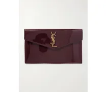 Uptown Beutel Aus Lackleder - Burgunder