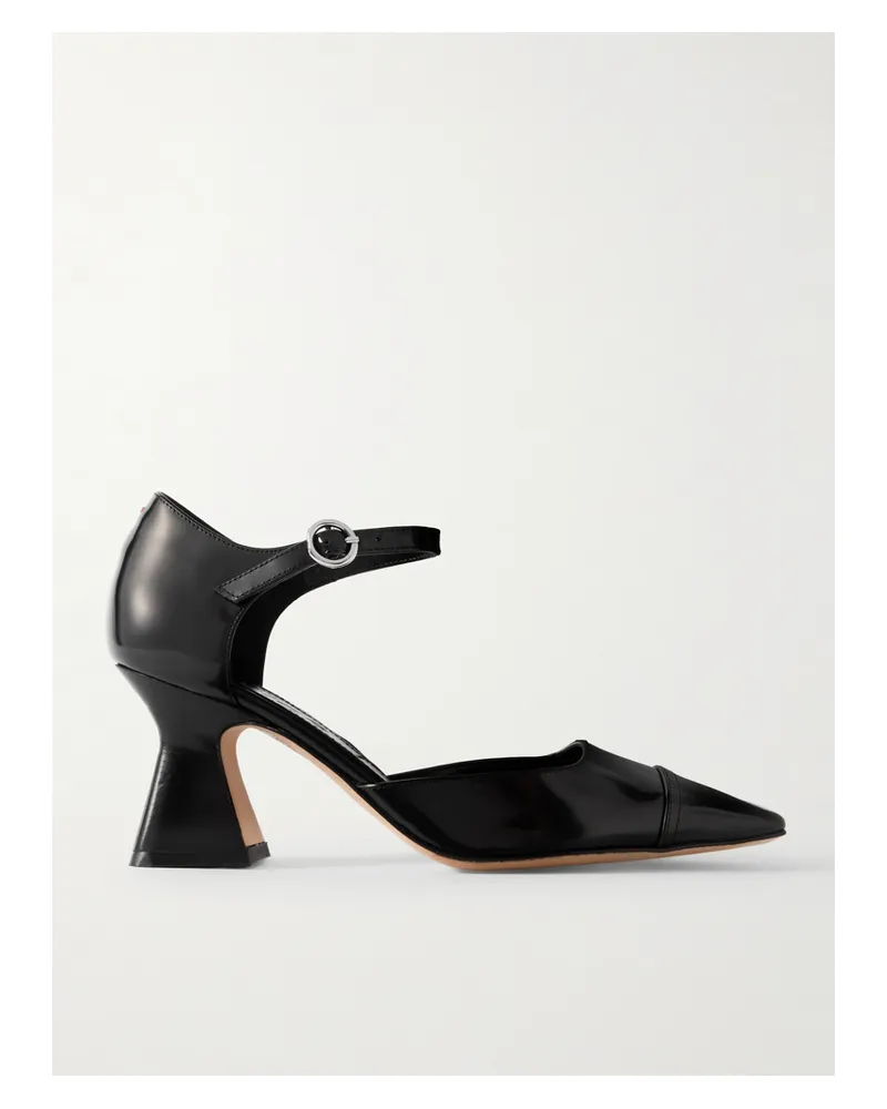 aeyde Francine Pumps Aus Leder - Schwarz Schwarz