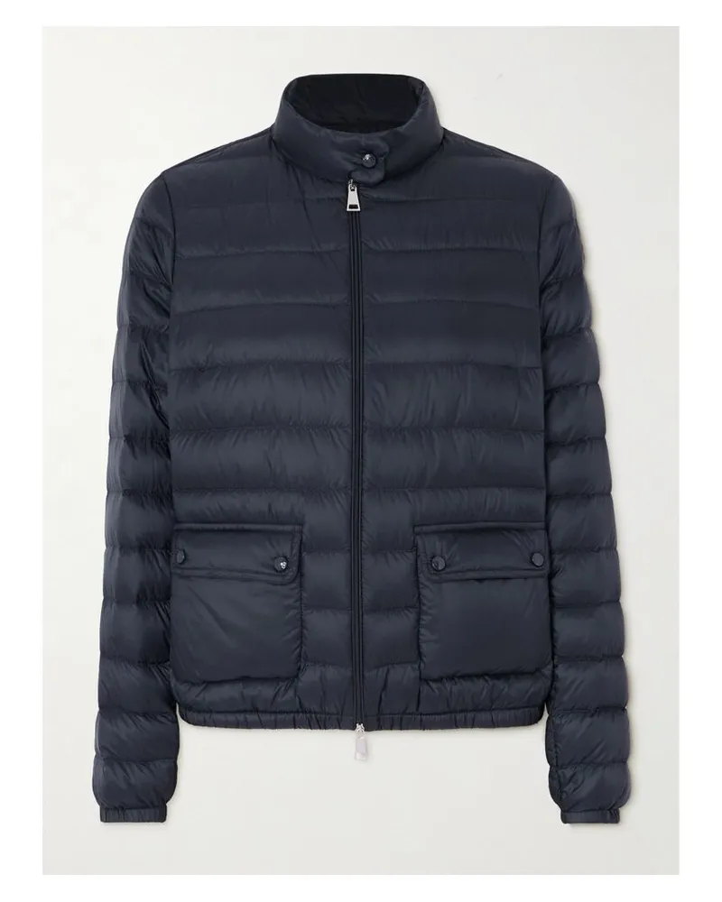 Moncler Lans Gesteppte Daunenjacke Aus Shell - Blau Blau