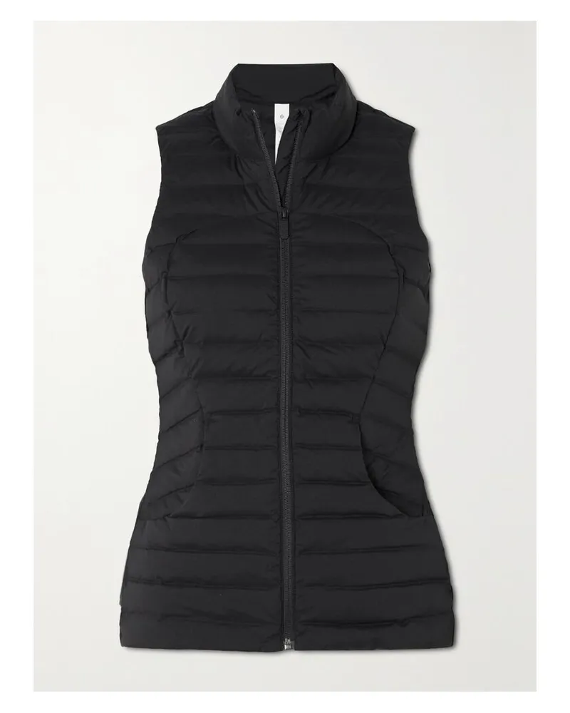 LULULEMON Pack It Down Daunenweste Aus Glyde™-material - Schwarz Schwarz