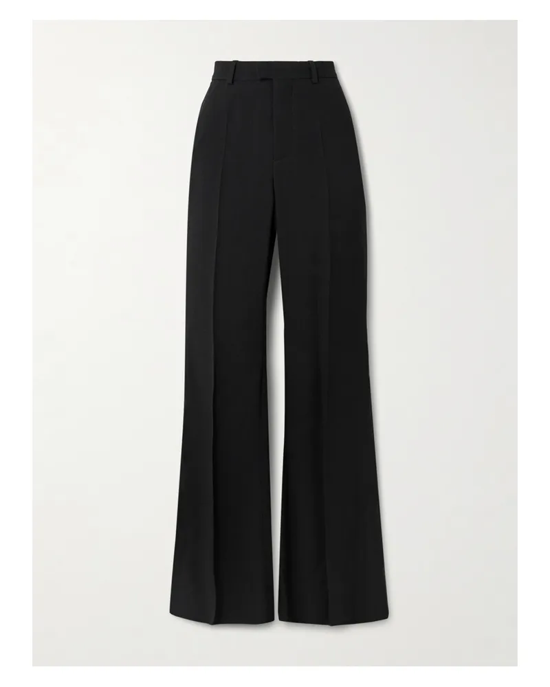 Balenciaga Cotton Flared Pants - Black Black