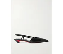 Miss Z Slingina 25 Slingback-pumps Aus Leder - Schwarz