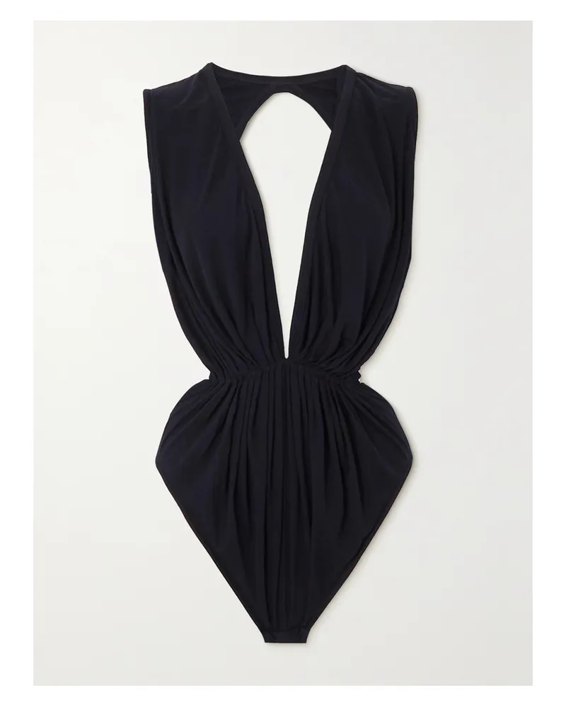 Rick Owens Gia Rückenfreier Body Aus Jersey - Schwarz Schwarz