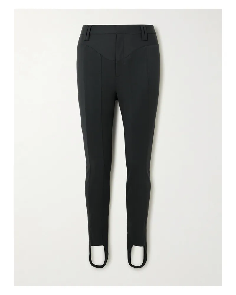 Jean Paul Gaultier Wool-blend Twill Leggings - Gray Gray