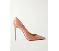 Kate 100 Pumps Aus Lackleder - Neutral