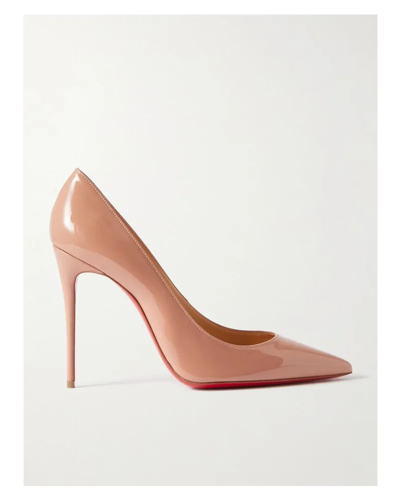Christian Louboutin Kate 100 Pumps Aus Lackleder - Neutral Neutral