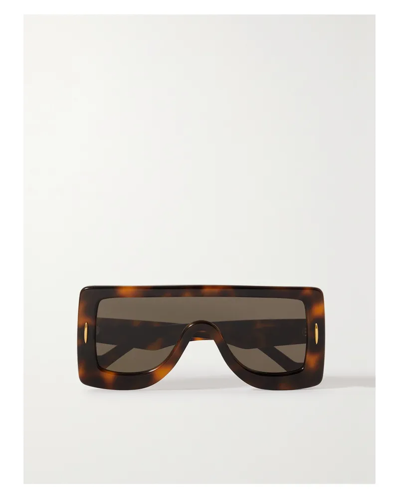Loewe Oversized-sonnenbrille Mit D-rahmen Aus Azetat In Hornoptik Horn