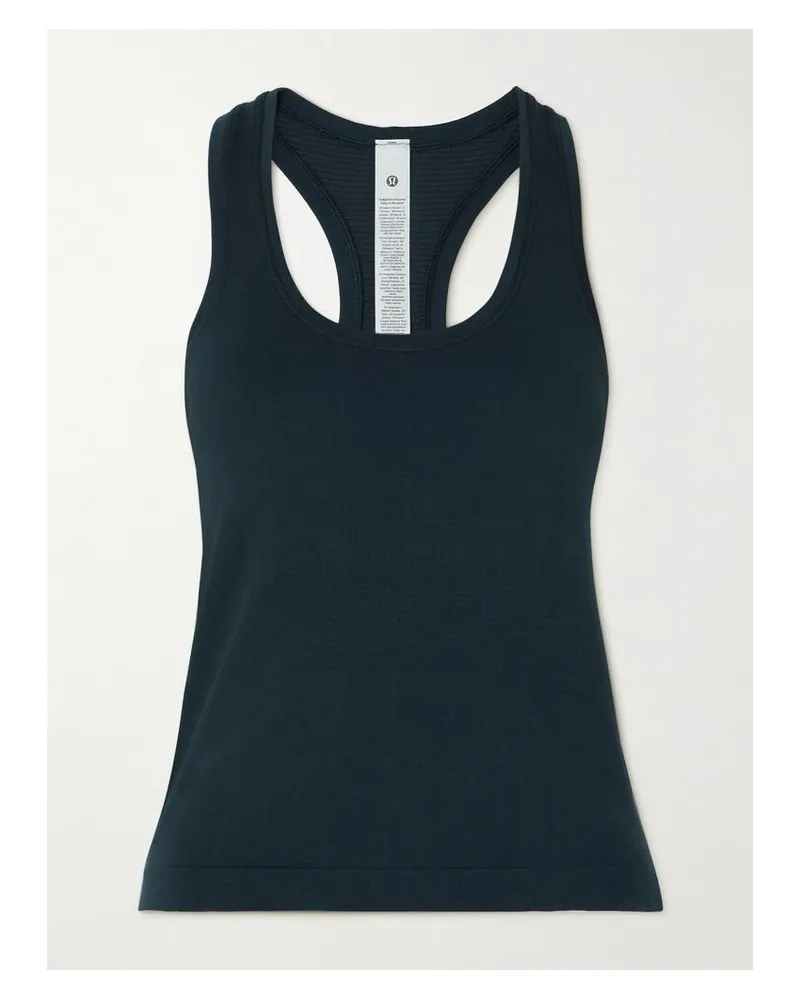 LULULEMON Swiftly Tech 2.0 Verkürztes Tanktop Aus Stretch-jersey - Blau Blau