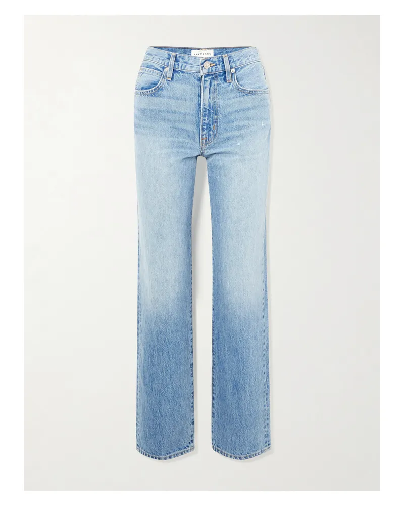 SLVRLAKE Kendra High-rise Straight-leg Jeans - Blue Blue