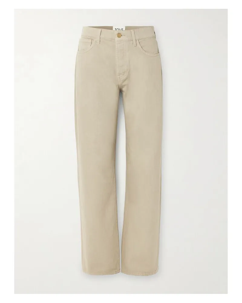 TOVE Everly Hoch Sitzende Jeans Mit Geradem Bein Aus Bio-denim - Neutral Neutral