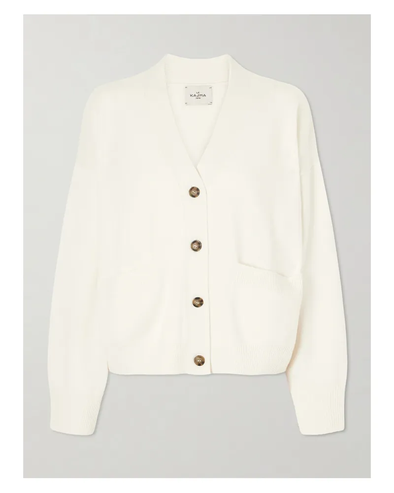 Le Kasha 1918 Troyes Organic Cashmere Cardigan - White White