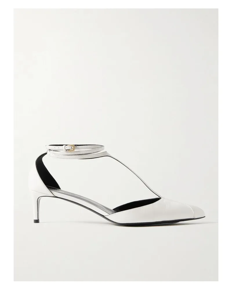 KHAITE Mia Pumps Aus Leder - Weiß Weiß