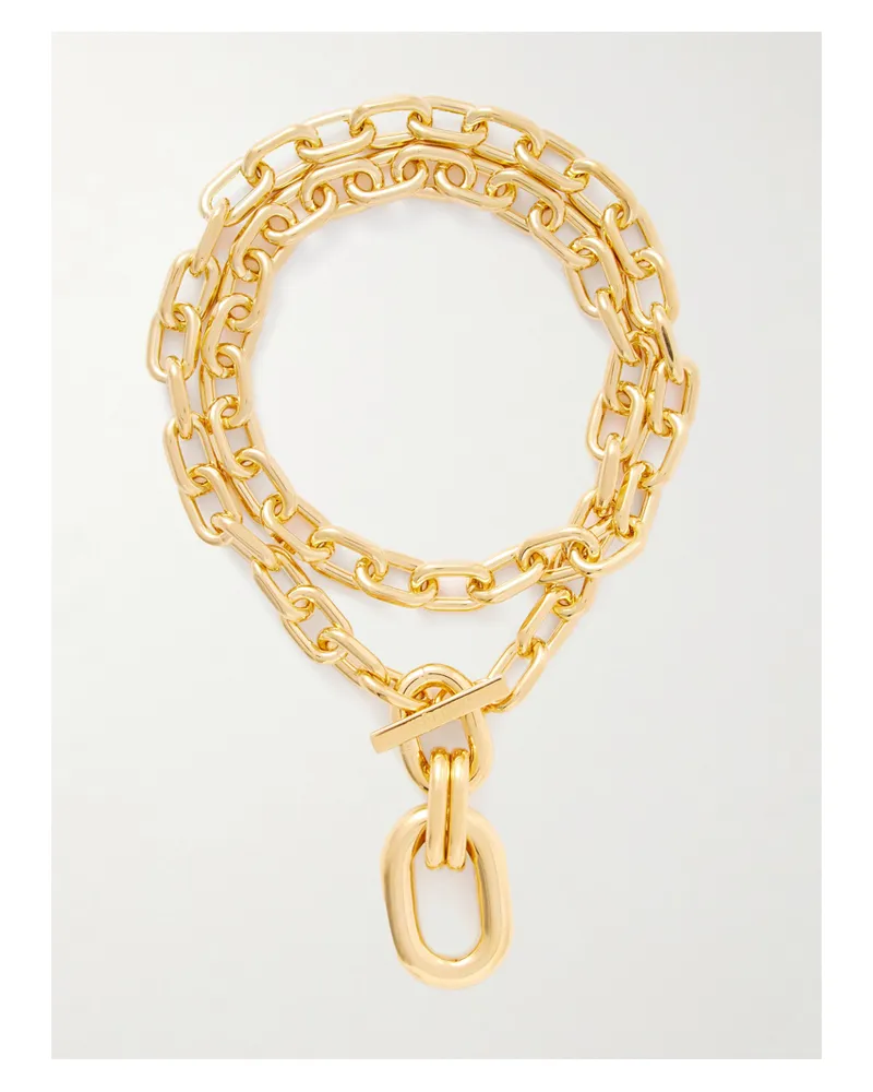 Paco Rabanne Xl Link Goldfarbene Kette Gold