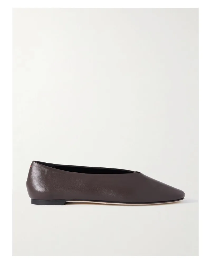 aeyde Kirsten Ballerinas Aus Leder - Braun Braun